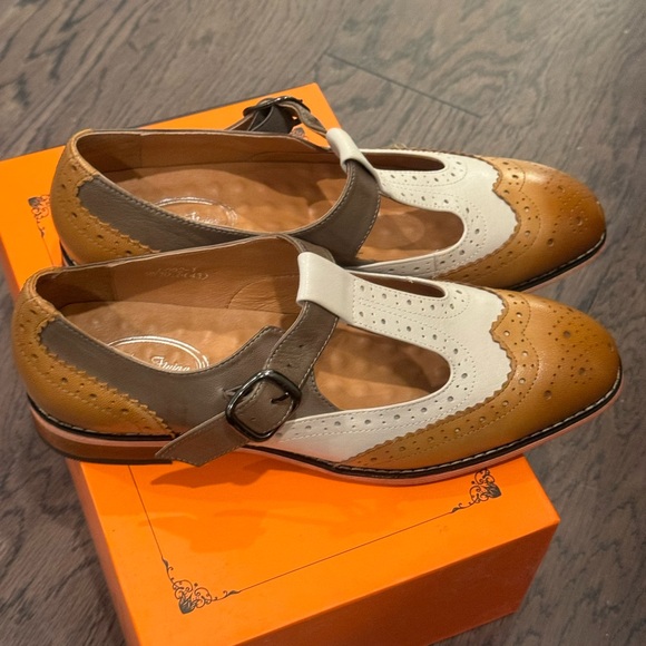 Mona Flying- Handmade Multi Color Wing Tip Shoes - Picture 4 of 12